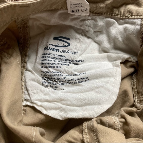 Silver Chino Relaxed Skinny Jeans size 29/31 - Picture 7 of 10